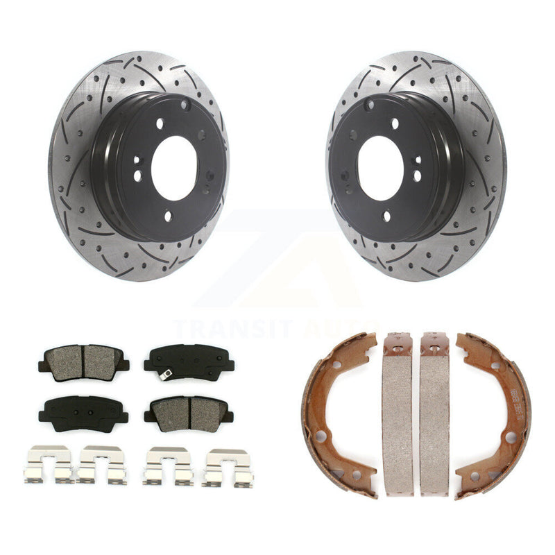 Transit Auto KDS-101306 Disc Brake Kit for 2008-2010 Hyundai Sonata - Rear