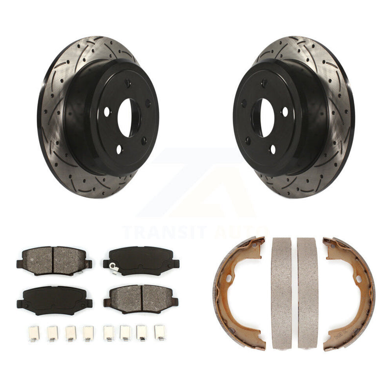 Transit Auto KDS-101307 Disc Brake Kit for 2007-2018 Jeep Wrangler JK, Jeep Wrangler - Rear