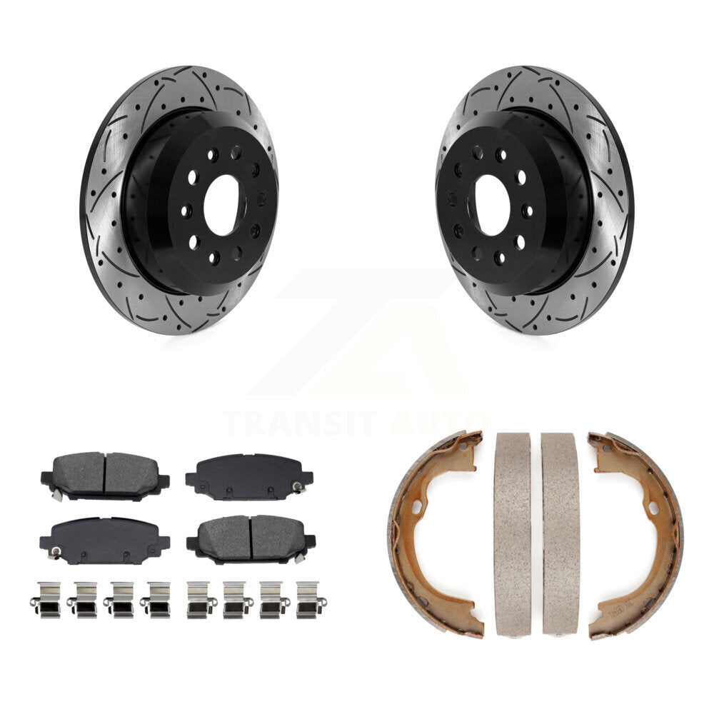 Transit Auto KDS-101308 Disc Brake Kit for 2018-2020 Jeep Wrangler - Rear