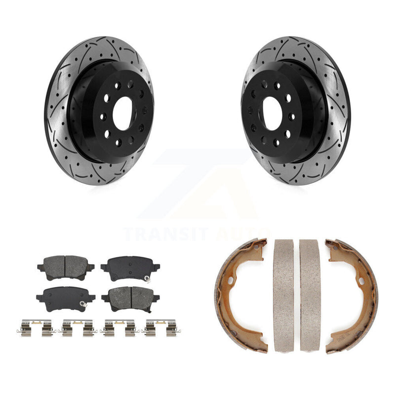 Transit Auto KDS-101310 Disc Brake Kit for 2021 Jeep Wrangler - Rear