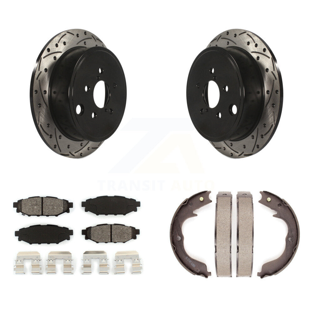 Transit Auto KDS-101314 Disc Brake Kit for 2008-2014 Subaru Impreza, Subaru Legacy and More - Rear