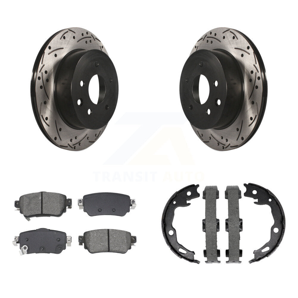 Transit Auto KDS-101319 Disc Brake Kit for 2019 Nissan Rogue Sport - Rear
