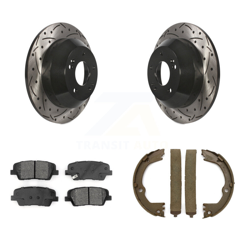 Transit Auto KDS-101322 Disc Brake Kit for 2014-2015 Kia Sorento - Rear