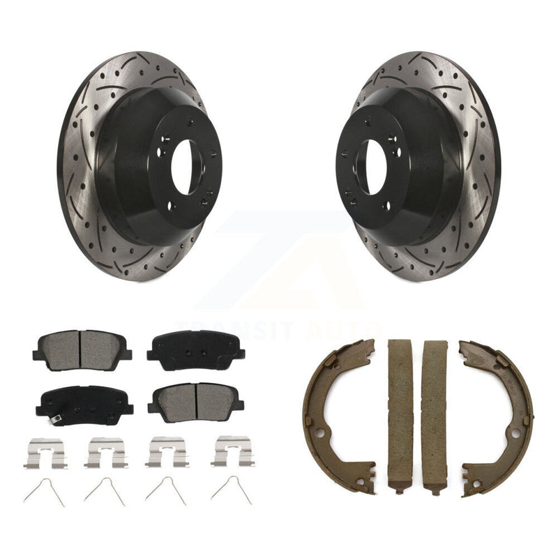 Transit Auto KDS-101323 Disc Brake Kit for 2017-2019 Hyundai Santa Fe XL, Hyundai Santa Fe, Hyundai Santa Fe Sport - Rear