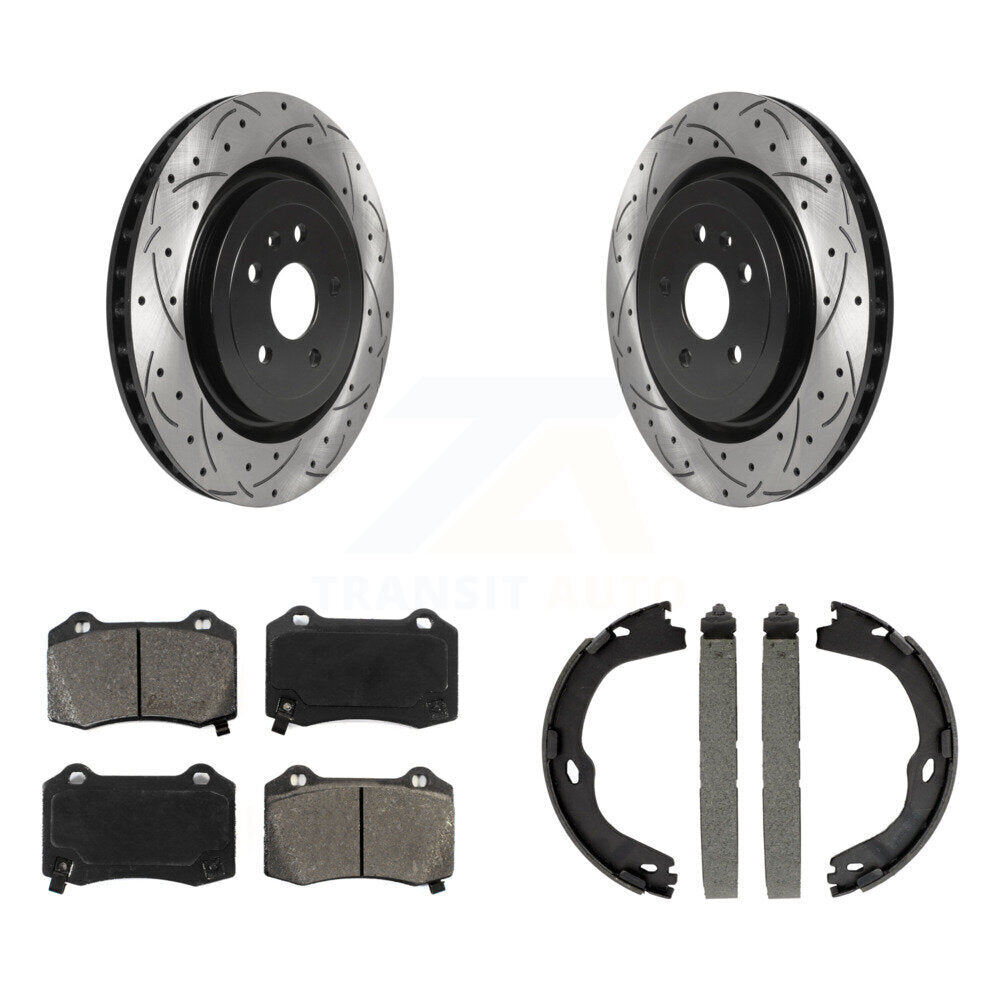 Transit Auto KDS-101324 Disc Brake Kit for 2016-2023 Chevrolet Camaro, Cadillac CTS - Rear