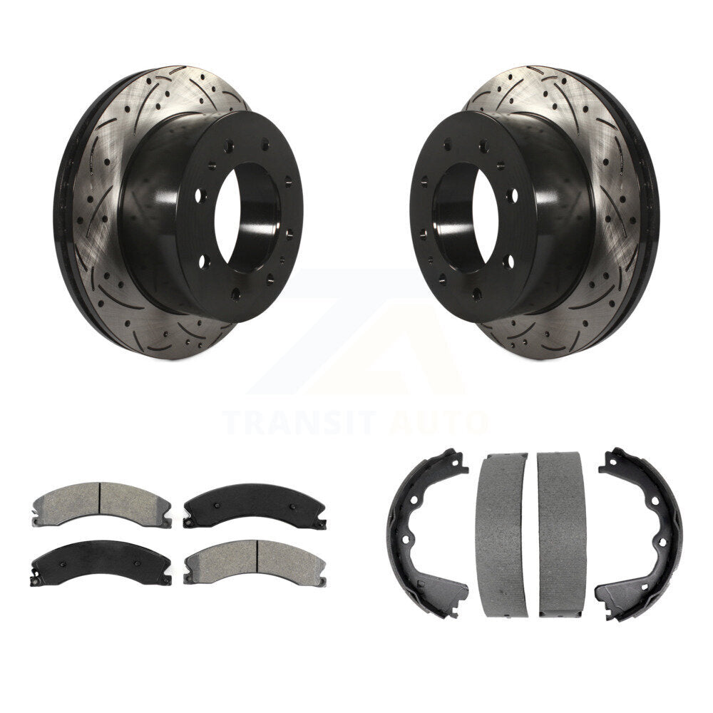 Transit Auto KDS-101327 Disc Brake Kit for 2011-2019 Chevrolet Suburban 3500 HD, Chevrolet Silverado 2500 HD, GMC Sierra 2500 HD - Rear