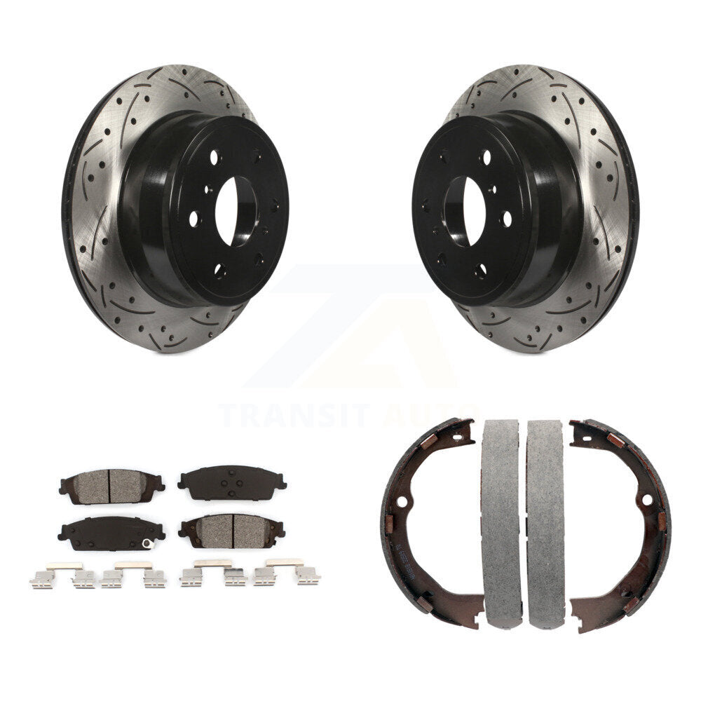 Transit Auto KDS-101329 Disc Brake Kit for 2014-2020 Chevrolet Suburban, Chevrolet Silverado 1500 LD and More - Rear