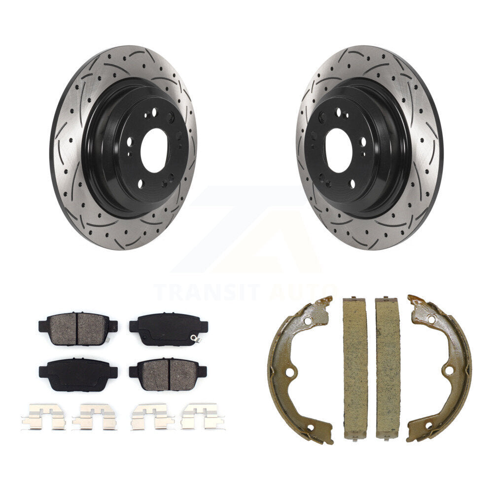 Transit Auto KDS-101332 Disc Brake Kit for 2009-2014 Acura TL - Rear