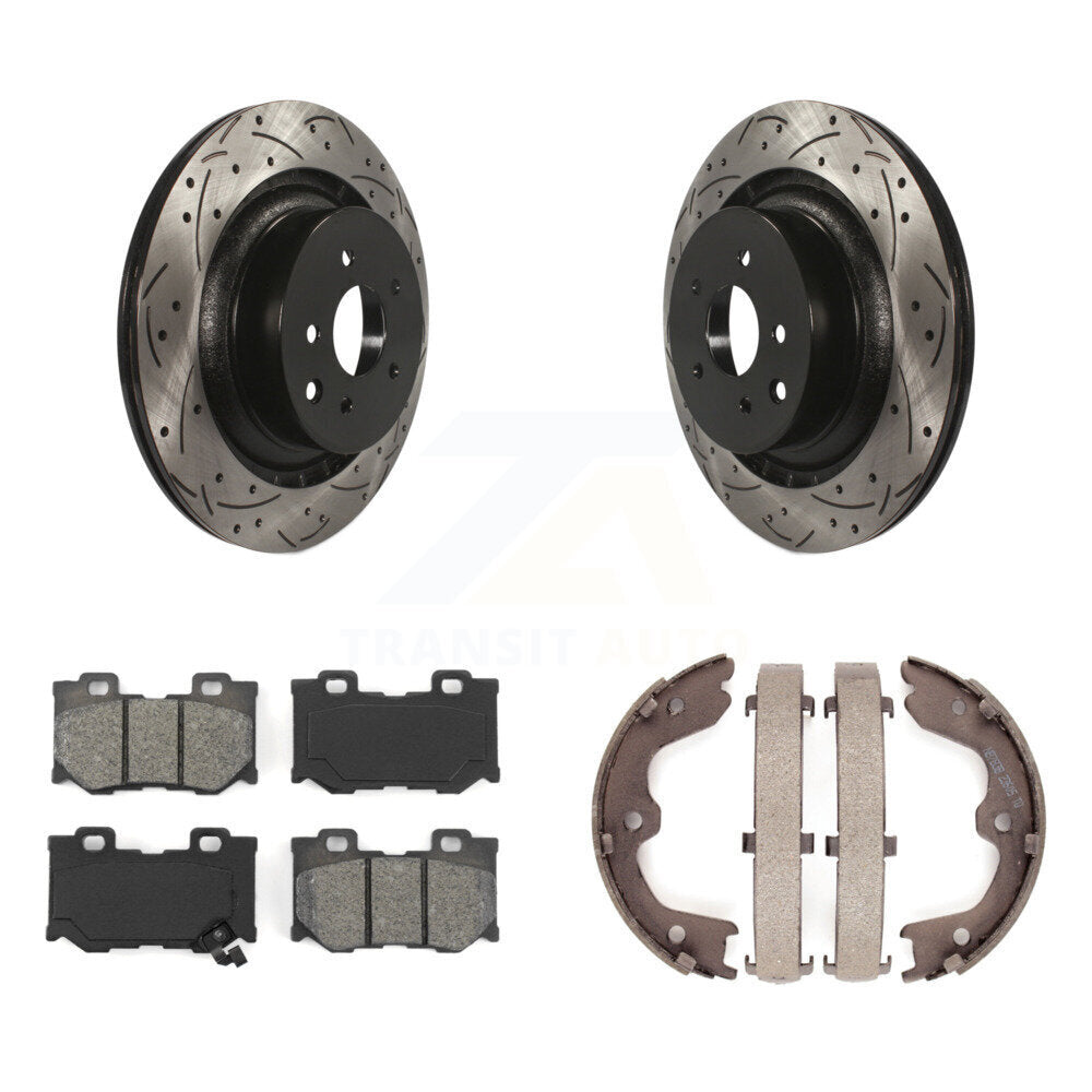 Transit Auto KDS-101335 Disc Brake Kit for 2009-2016 INFINITI Q60, INFINITI G37, Nissan 370Z - Rear