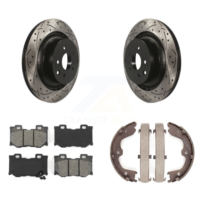 Transit Auto KDS-101335 Disc Brake Kit for 2009-2016 INFINITI Q60, INFINITI G37, Nissan 370Z - Rear