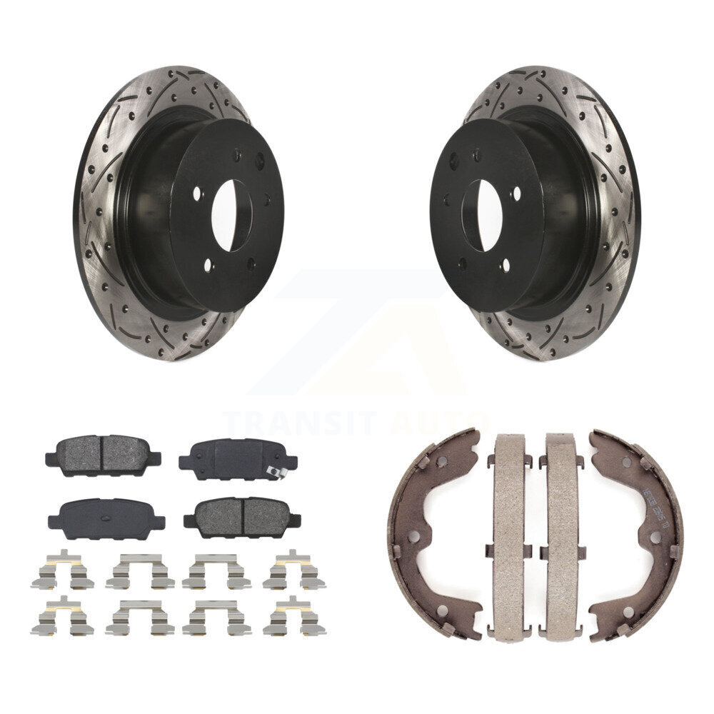Transit Auto KDS-101337 Disc Brake Kit for 2002-2023 Nissan Altima, Nissan Maxima - Rear