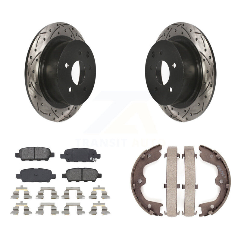 Transit Auto KDS-101337 Disc Brake Kit for 2002-2023 Nissan Altima, Nissan Maxima - Rear