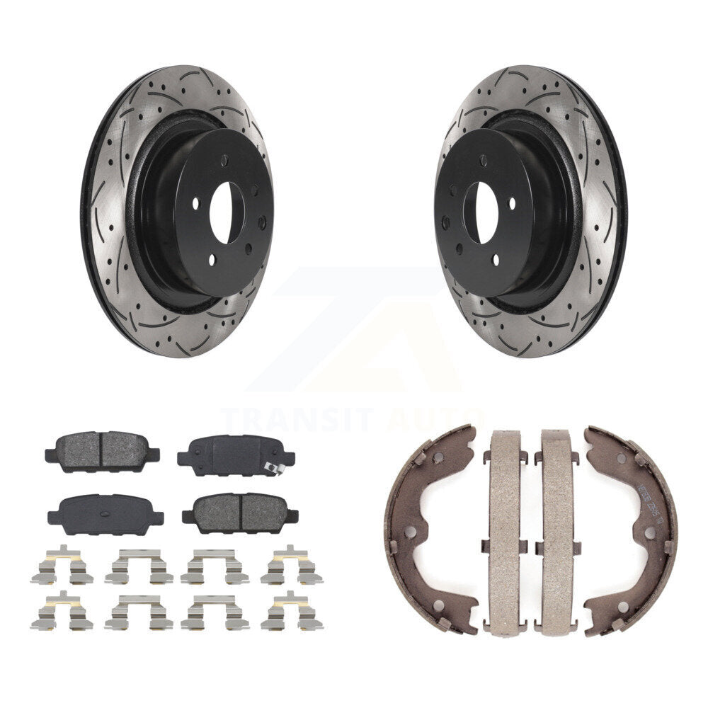 Transit Auto KDS-101338 Disc Brake Kit for 2007-2014 INFINITI Q60, INFINITI G35 - Rear