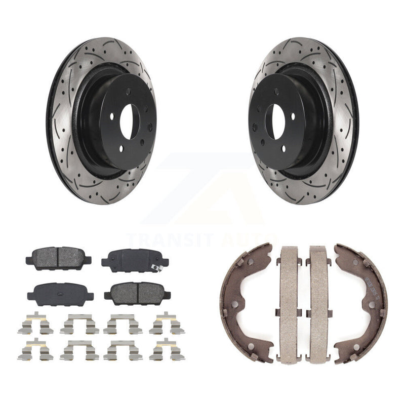 Transit Auto KDS-101338 Disc Brake Kit for 2007-2014 INFINITI Q60, INFINITI G35 - Rear