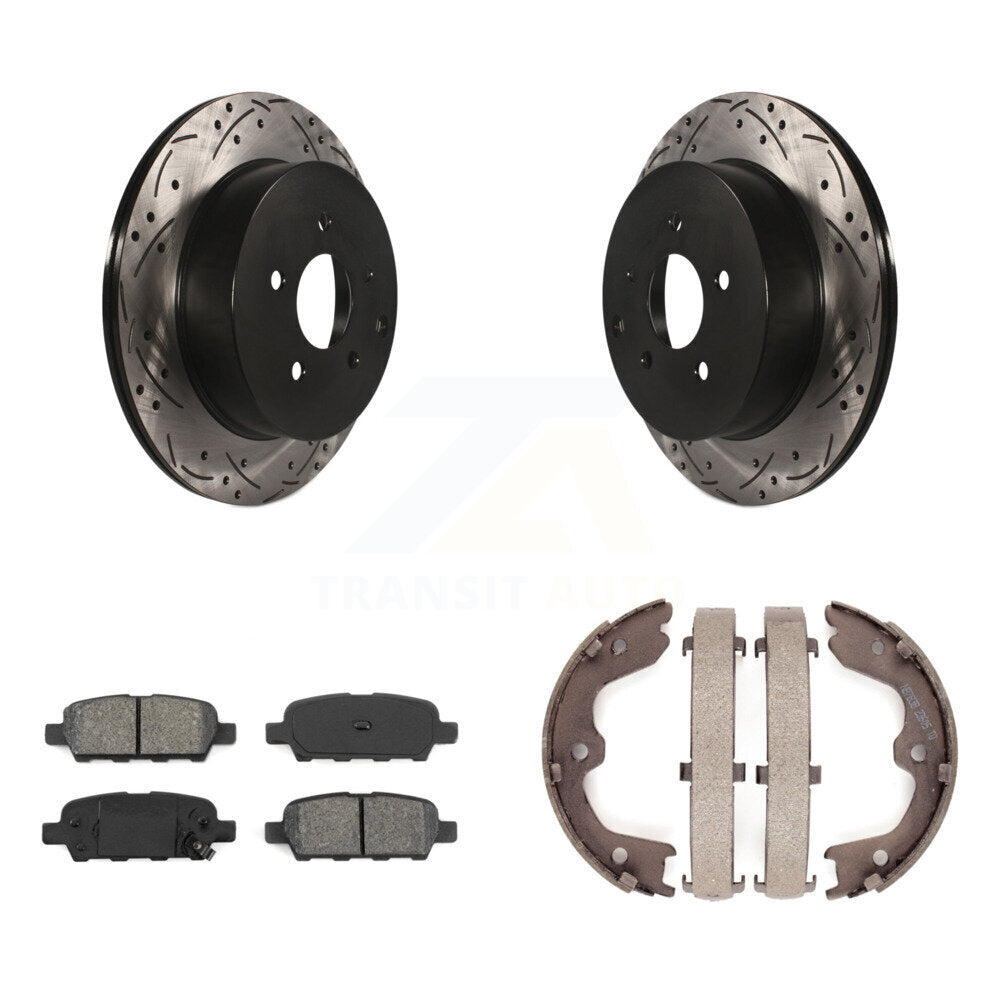 Transit Auto KDS-101340 Disc Brake Kit for 2003-2005 INFINITI FX35, INFINITI FX45 - Rear