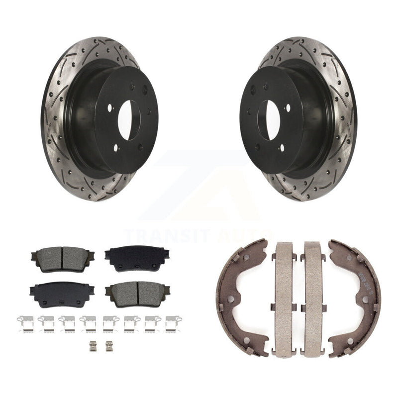 Transit Auto KDS-101342 Disc Brake Kit for 2019 Nissan Altima - Rear