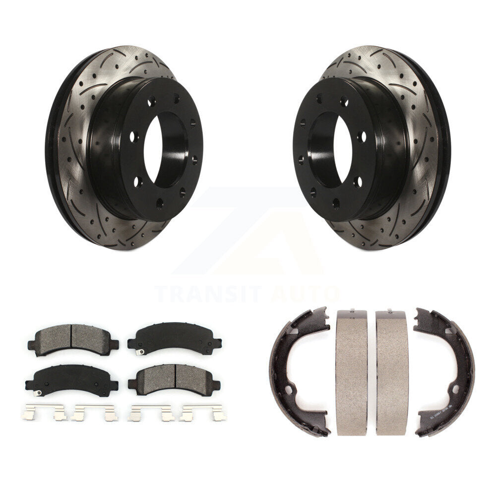 Transit Auto KDS-101344 Disc Brake Kit for 2008-2020 GMC Savana 2500, Chevrolet Express 2500 and More - Rear