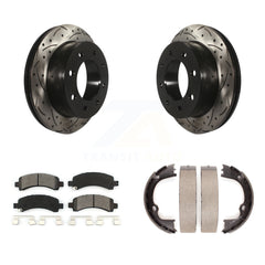 Transit Auto KDS-101344 Disc Brake Kit for 2008-2020 GMC Savana 2500, Chevrolet Express 2500 and More - Rear