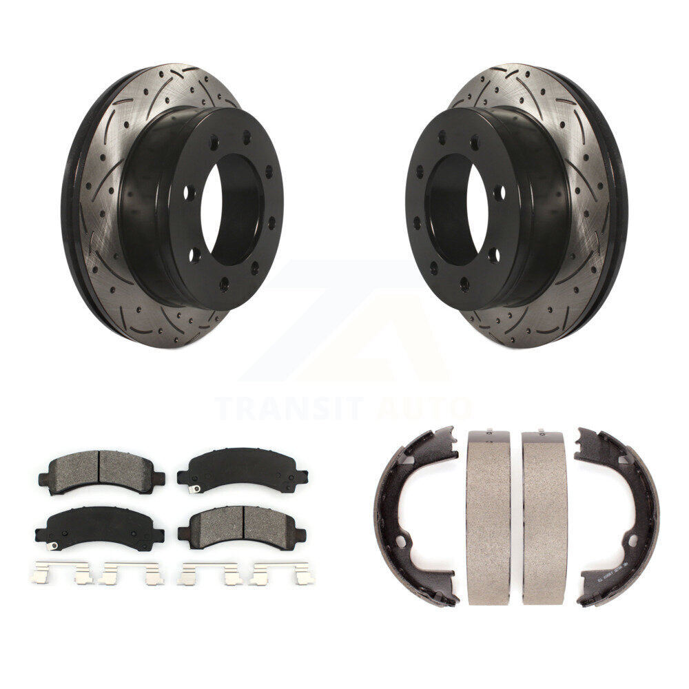 Transit Auto KDS-101345 Disc Brake Kit for 2008-2018 Chevrolet Express 2500, GMC Savana 2500 and More - Rear