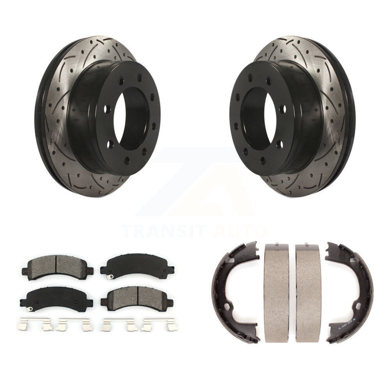 Transit Auto KDS-101345 Disc Brake Kit for 2008-2018 Chevrolet Express 2500, GMC Savana 2500 and More - Rear