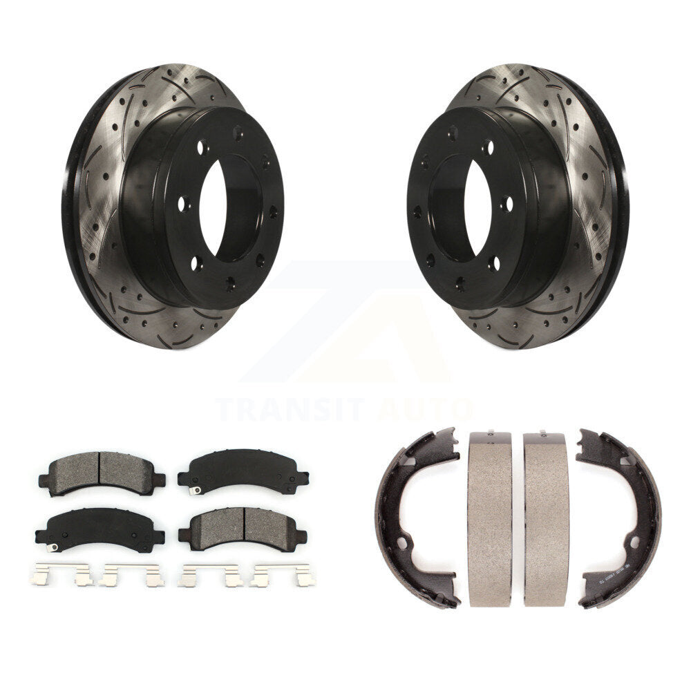Transit Auto KDS-101350 Disc Brake Kit for 2009-2014 Chevrolet Express 3500, Chevrolet Express 2500, GMC Savana 2500 - Rear