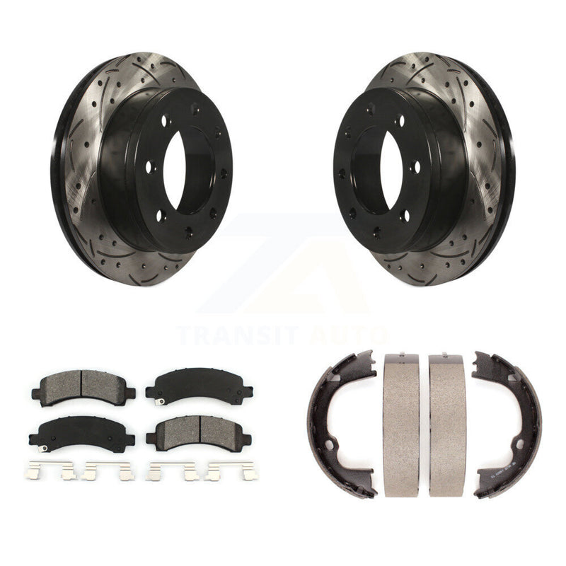Transit Auto KDS-101350 Disc Brake Kit for 2009-2014 Chevrolet Express 3500, Chevrolet Express 2500, GMC Savana 2500 - Rear