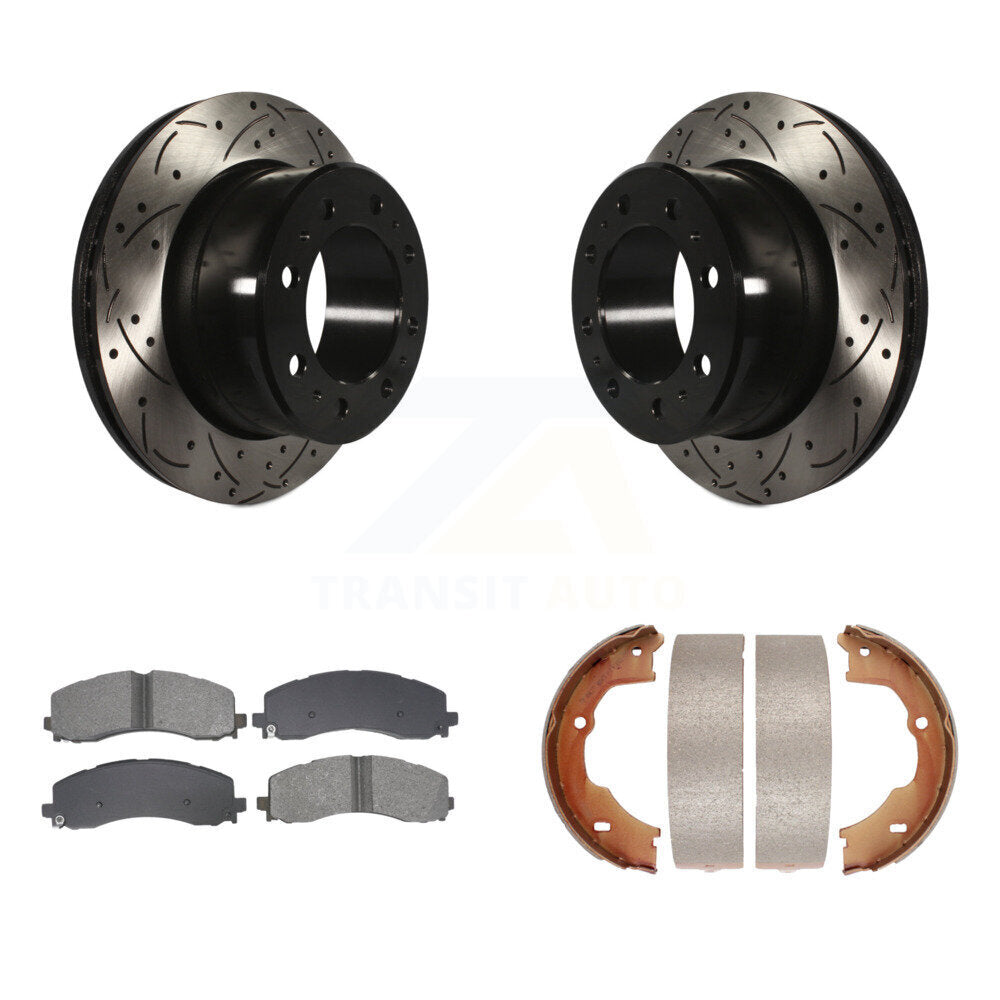 Transit Auto KDS-101357 Disc Brake Kit for 2021 Ram 3500 - Rear