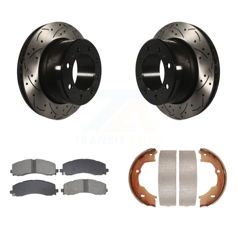 Transit Auto KDS-101357 Disc Brake Kit for 2021 Ram 3500 - Rear