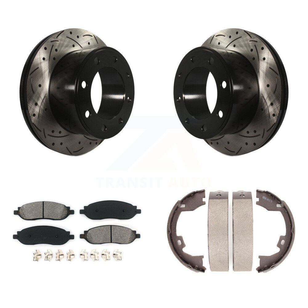 Transit Auto KDS-101358 Disc Brake Kit for 2005-2007 Ford F-250 Super Duty, Ford F-350 Super Duty - Rear