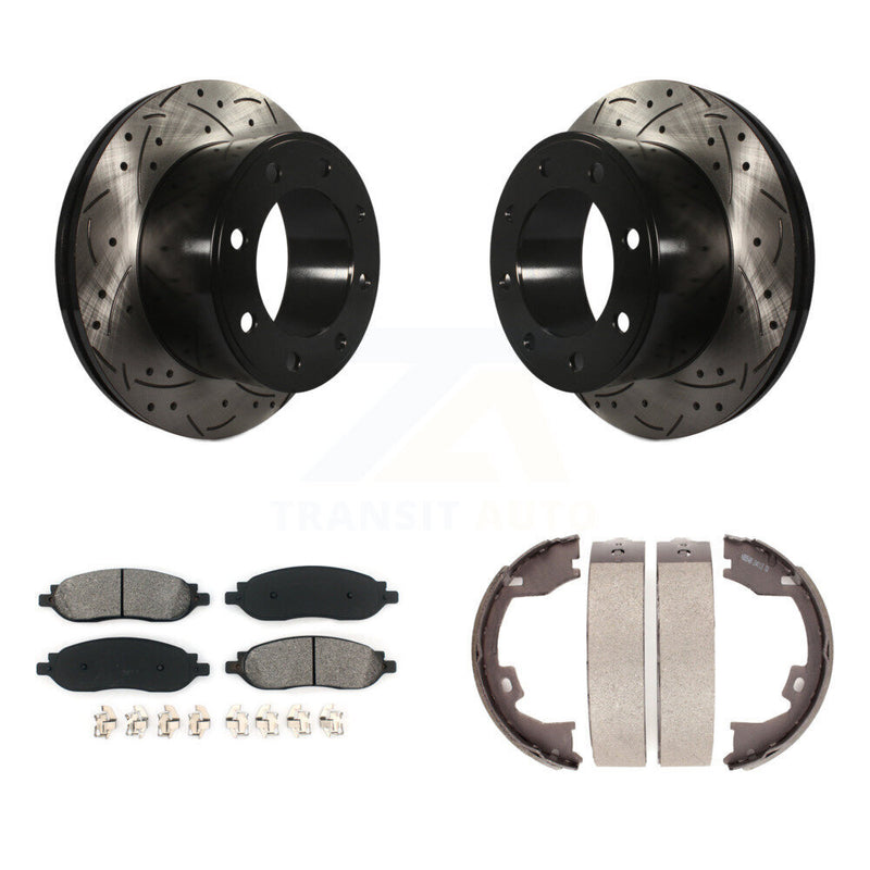 Transit Auto KDS-101358 Disc Brake Kit for 2005-2007 Ford F-250 Super Duty, Ford F-350 Super Duty - Rear