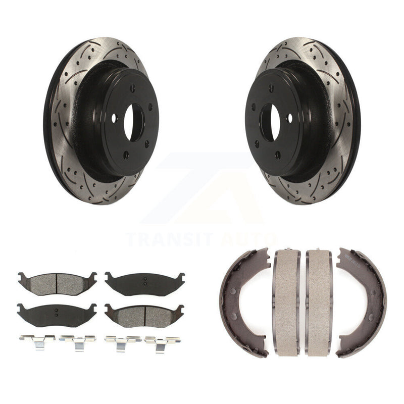 Transit Auto KDS-101359 Disc Brake Kit for 2004-2008 Dodge Ram 1500, Chrysler Aspen, Dodge Durango - Rear