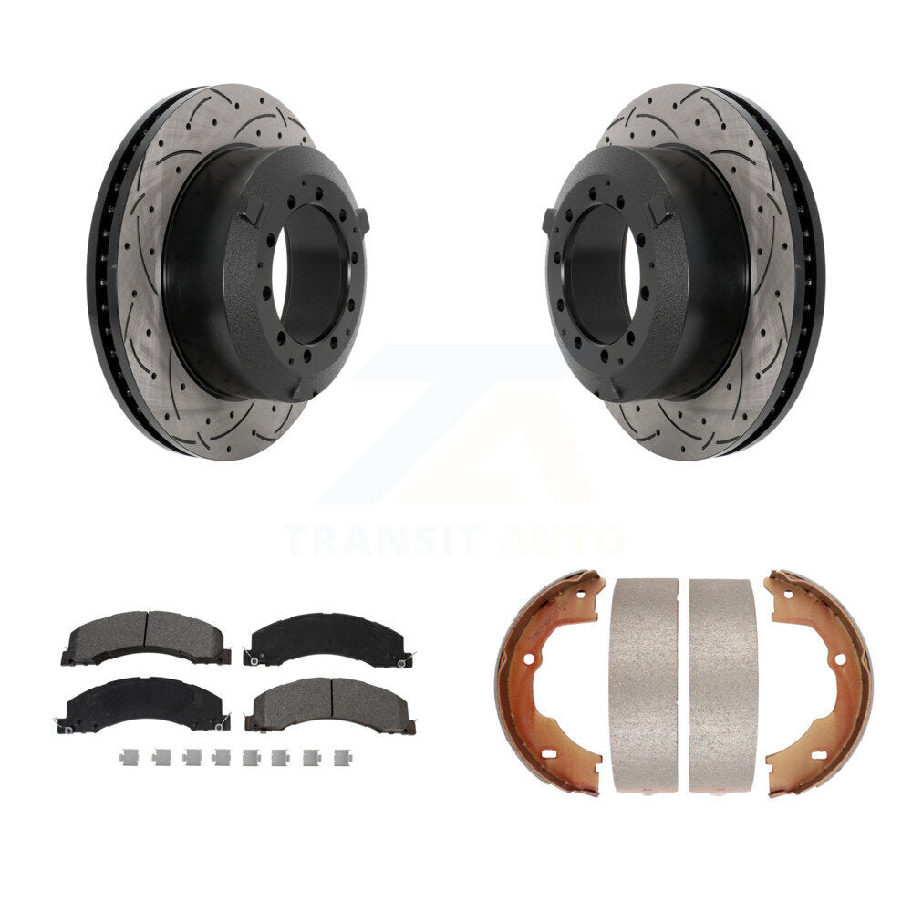 Transit Auto KDS-101361 Disc Brake Kit for 2008-2021 Ram 4500, Ram 5500 and More - Rear