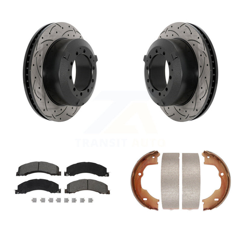Transit Auto KDS-101361 Disc Brake Kit for 2008-2021 Ram 4500, Ram 5500 and More - Rear