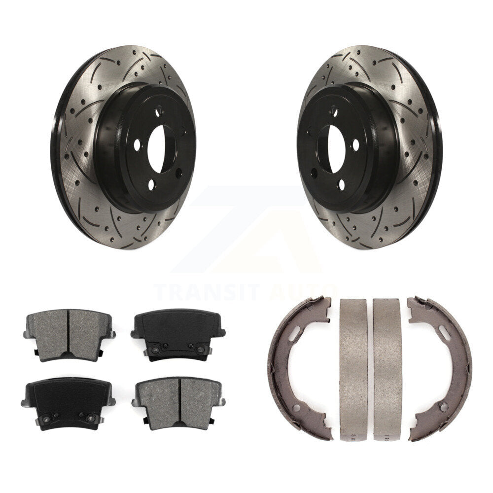 Transit Auto KDS-101362 Disc Brake Kit for 2005-2021 Dodge Challenger, Dodge Charger and More - Rear