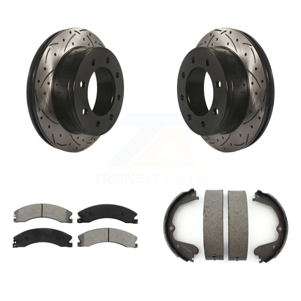 Transit Auto KDS-101367 Disc Brake Kit for 2010-2011 Chevrolet Express 4500 - Rear