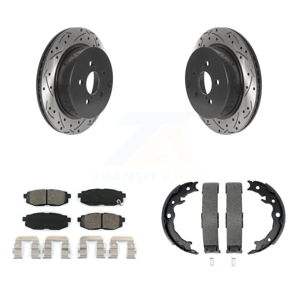 Transit Auto KDS-101368 Disc Brake Kit for 2014-2018 Subaru Forester - Rear