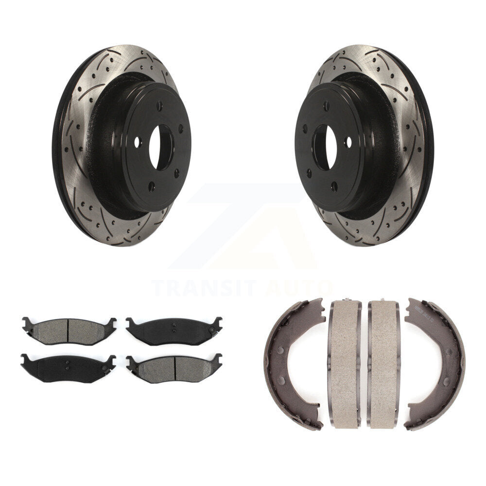 Transit Auto KDS-101371 Disc Brake Kit for 2002-2004 Dodge Ram 1500 - Rear