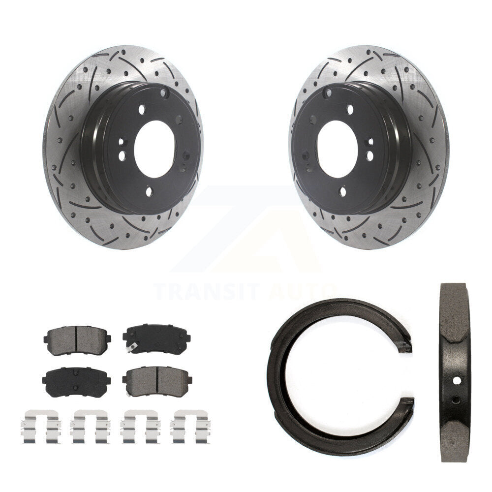 Transit Auto KDS-101375 Disc Brake Kit for 2016-2020 Kia Optima - Rear
