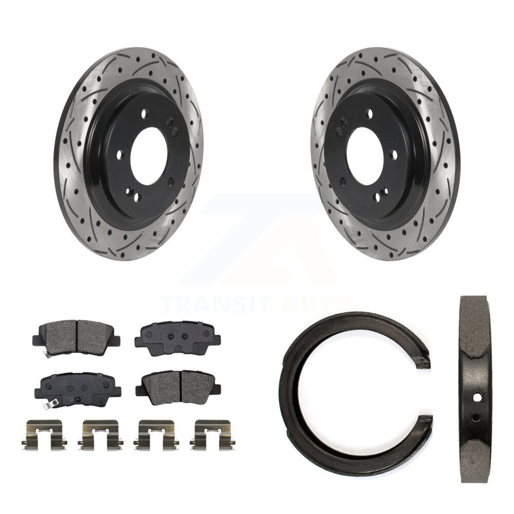 Transit Auto KDS-101376 Disc Brake Kit for 2016 Kia Optima - Rear