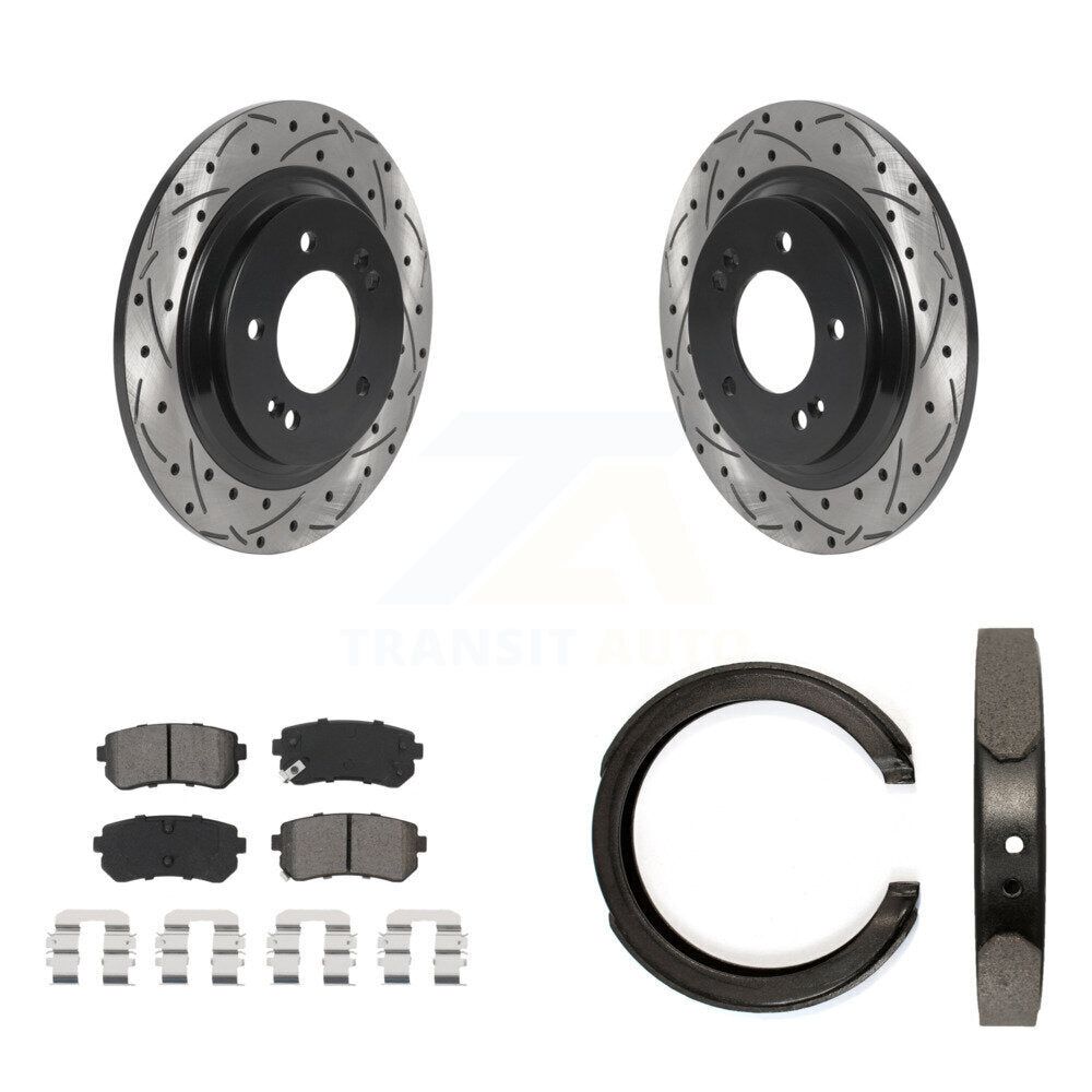 Transit Auto KDS-101377 Disc Brake Kit for 2016 Kia Optima - Rear