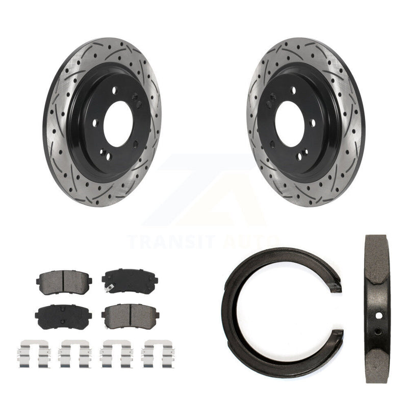 Transit Auto KDS-101377 Disc Brake Kit for 2016 Kia Optima - Rear