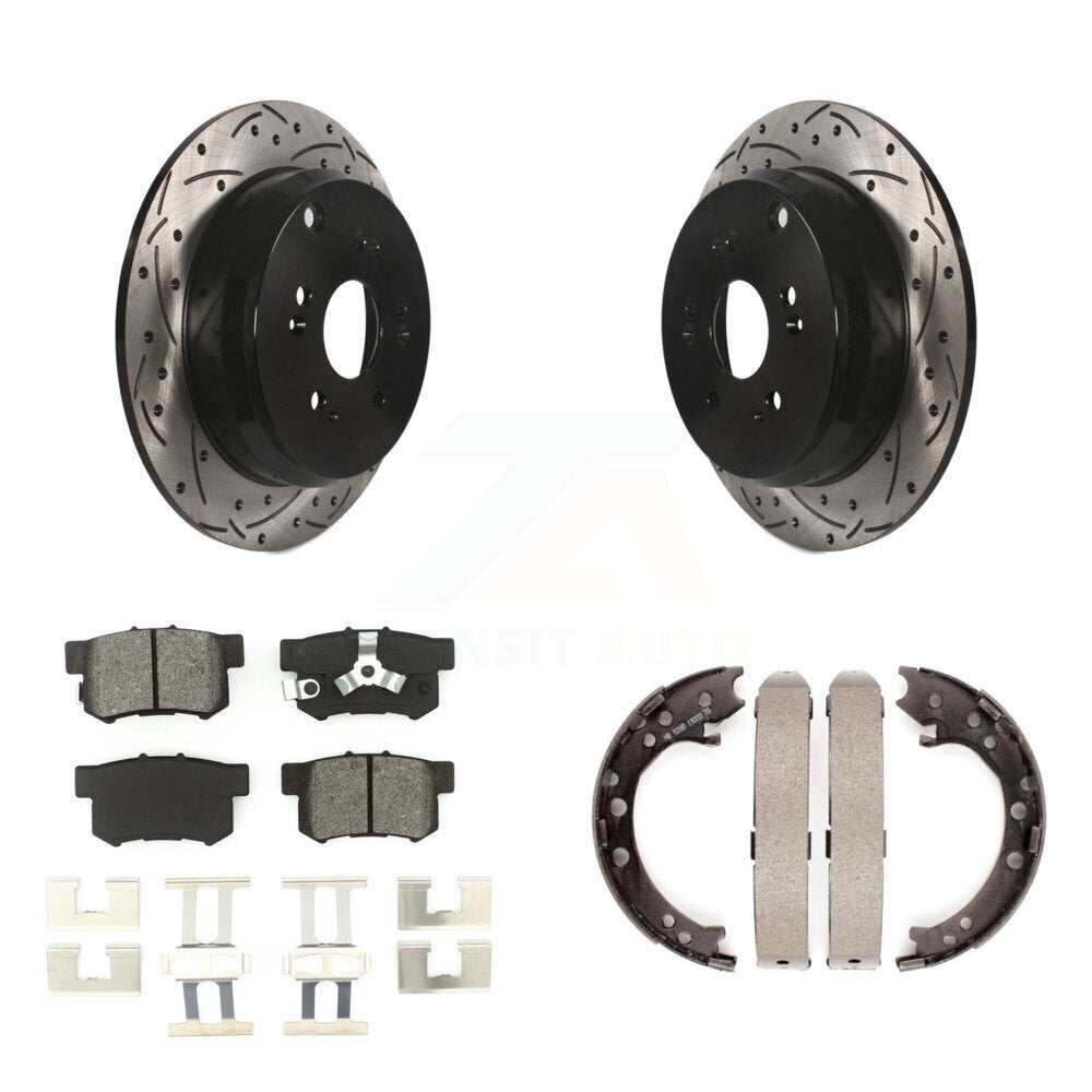 Transit Auto KDS-101379 Disc Brake Kit for 2007-2018 Acura RDX, Honda CR-V - Rear