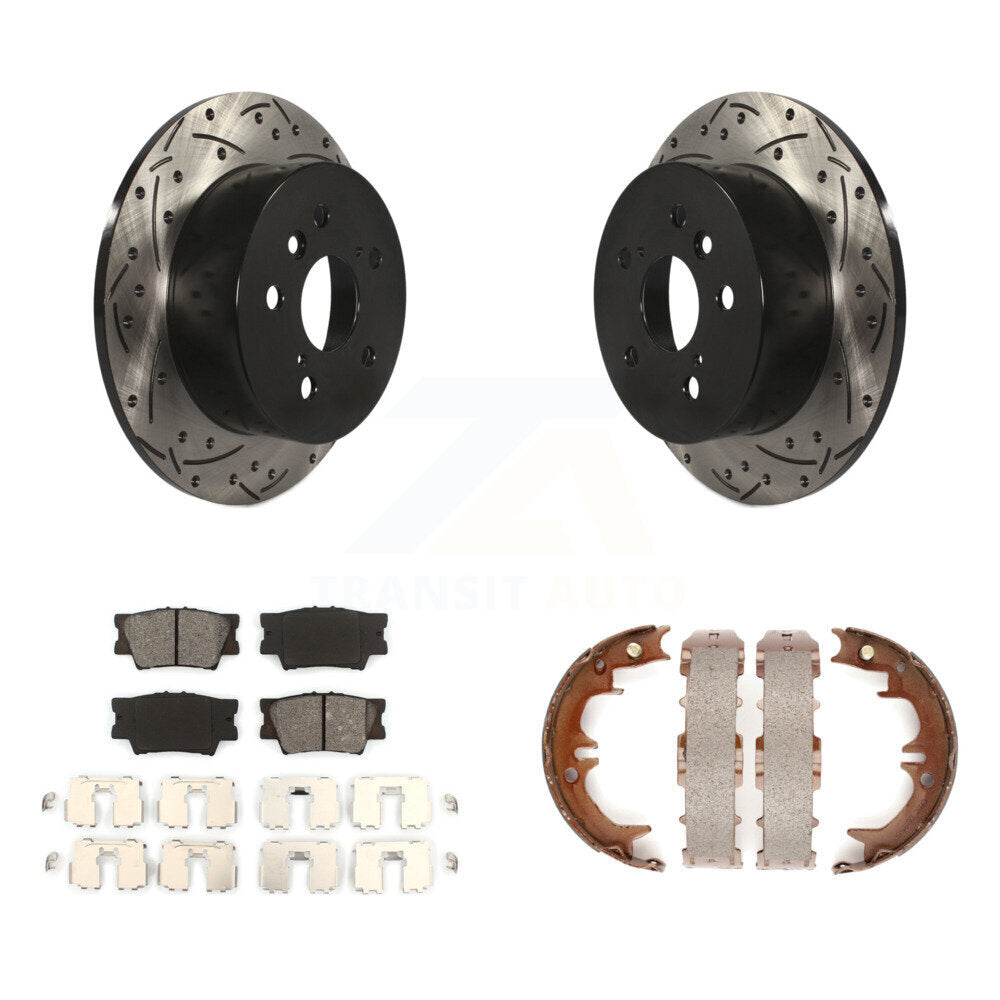 Transit Auto KDS-101382 Disc Brake Kit for 2007-2012 Toyota Avalon, Lexus ES350, Toyota Camry - Rear