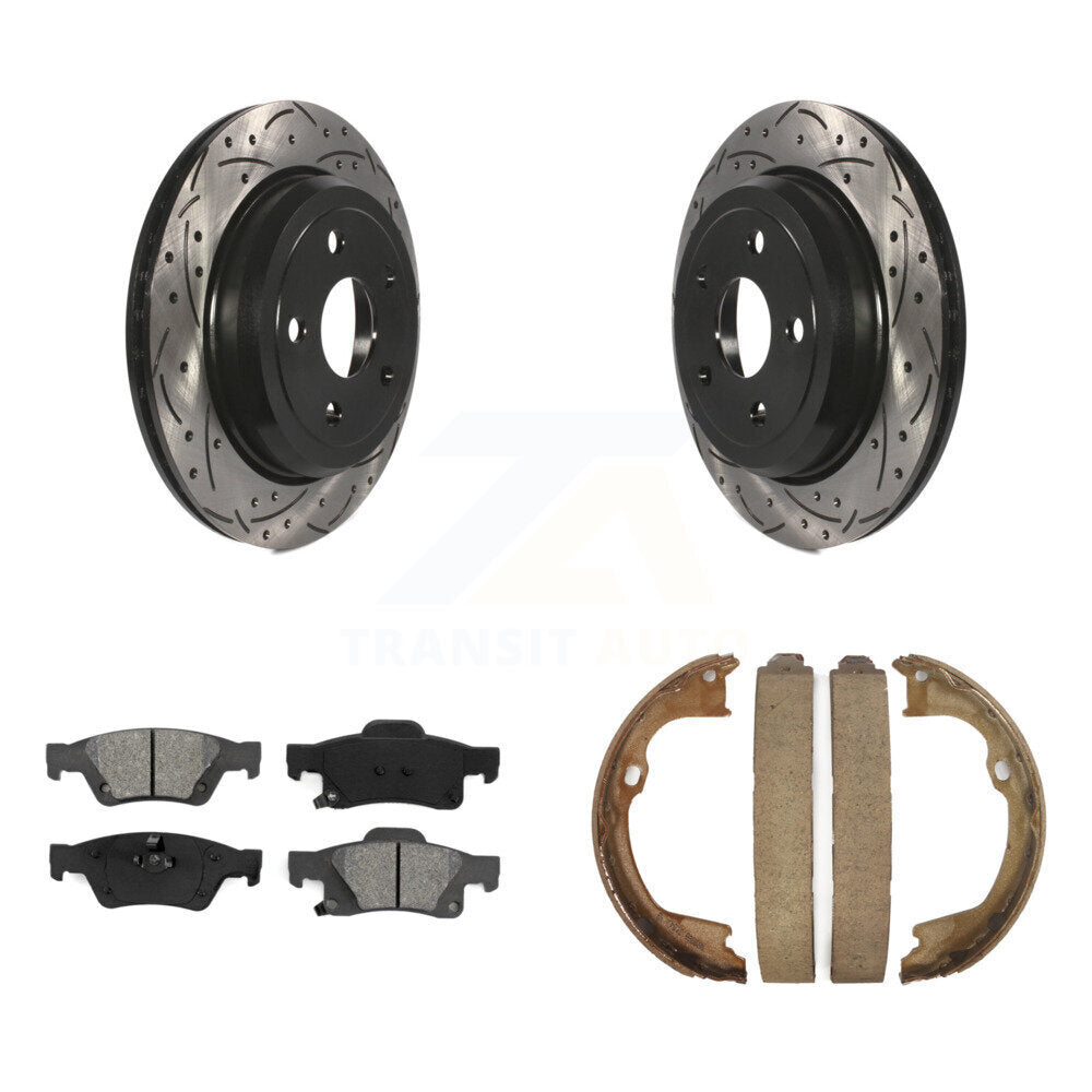 Transit Auto KDS-101383 Disc Brake Kit for 2011-2022 Jeep Grand Cherokee WK, Dodge Durango, Jeep Grand Cherokee - Rear