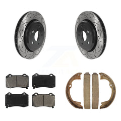 Transit Auto KDS-101385 Disc Brake Kit for 2012-2022 Dodge Durango, Jeep Grand Cherokee - Rear