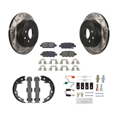 Transit Auto KDS-101390 Disc Brake Kit for 2014-2019 Nissan Rogue - Rear