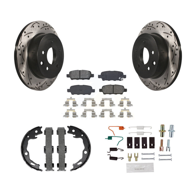 Transit Auto KDS-101390 Disc Brake Kit for 2014-2019 Nissan Rogue - Rear