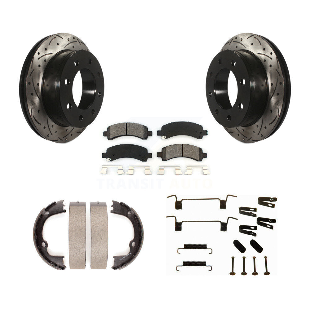 Transit Auto KDS-101391 Disc Brake Kit for 2008-2020 GMC Savana 2500, Chevrolet Express 2500 and More - Rear