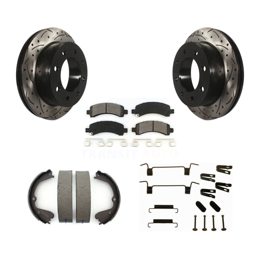 Transit Auto KDS-101393 Disc Brake Kit for 2008-2012 GMC Savana 3500 - Rear