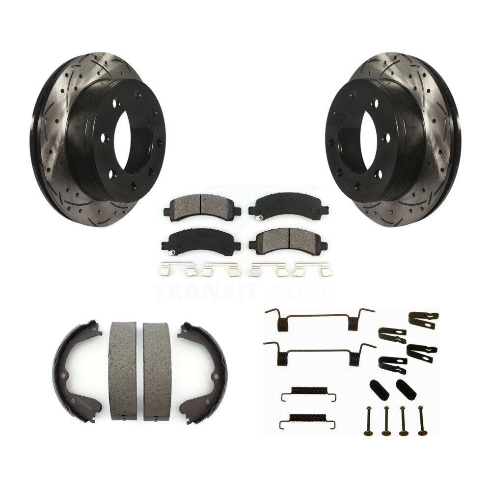 Transit Auto KDS-101394 Disc Brake Kit for 2012 GMC Savana 3500 - Rear